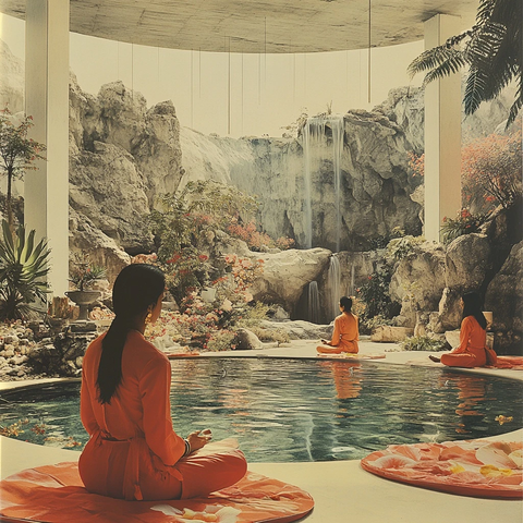 现代印度人室内疗愈