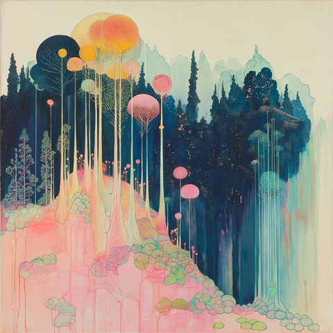 浮动森林艺术新风格