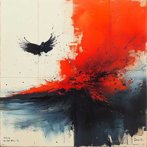 抽象表现主义动态雕塑