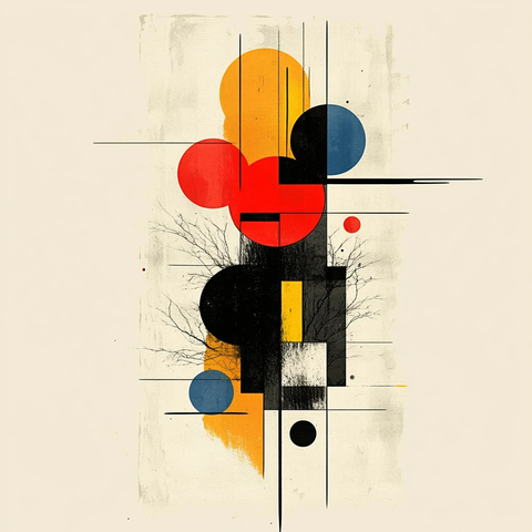 抽象形状白色背景