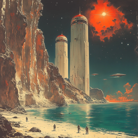 科学家探索水域遗迹