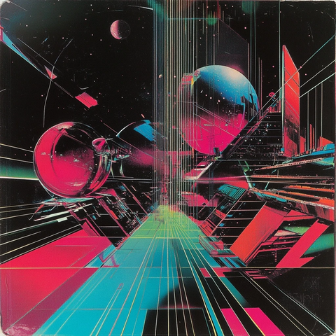 电子乐团黑胶唱片封面