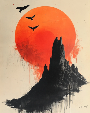 山水鸟与未来星球