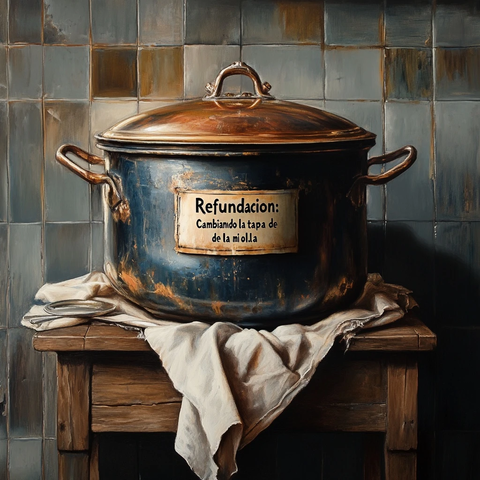 老铁锅换新锅盖内里依旧