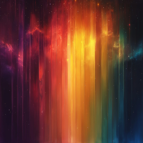 彩虹灯光抽象娱乐背景