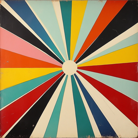 几何形状条纹图案设计