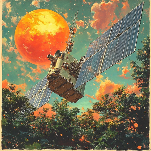 卫星太阳能板插图