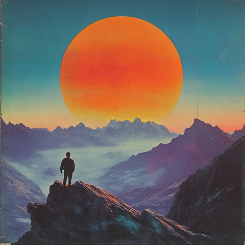 小人山顶观日落