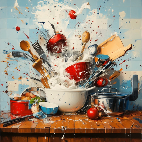 厨房工具创意组合