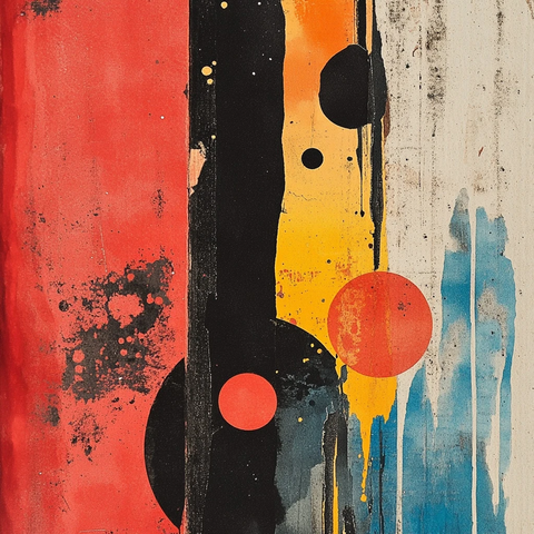 复古海报抽象艺术