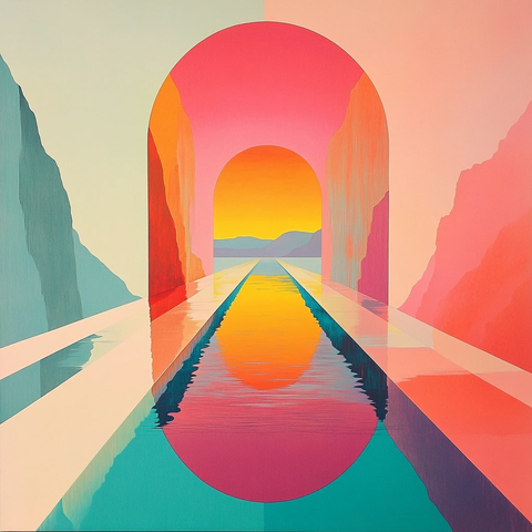 振动光学校样图案