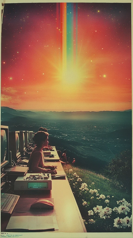 办公室电脑零件复古科技