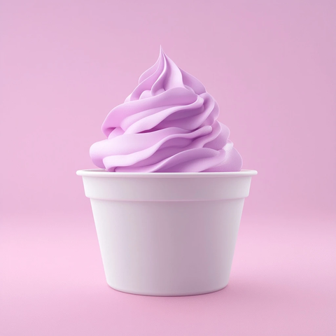 粉色背景白色表面