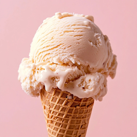 冰淇淋纹理特写细节