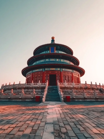 天坛祈年殿全景展现