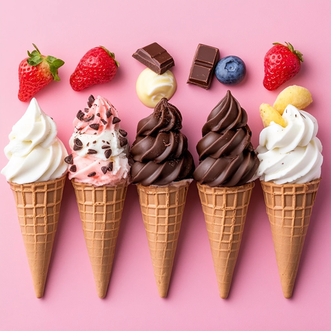 巧克力碎片多口味冰淇淋