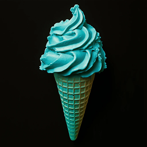 冰淇淋与华夫饼的邂逅