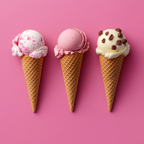 冰淇淋节日促销活动横幅