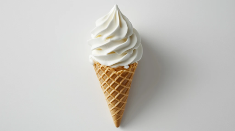 麦当劳香草冰淇淋甜筒