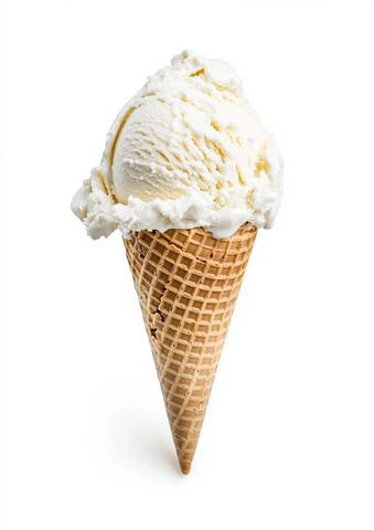 香草冰淇淋甜筒