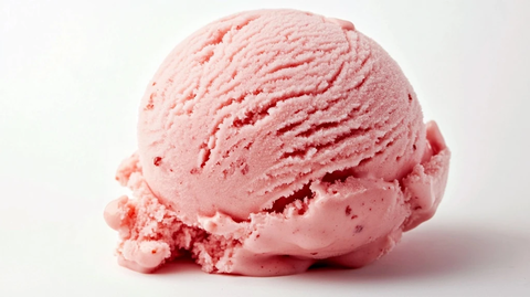 粉色冰淇淋勺子静物摄影