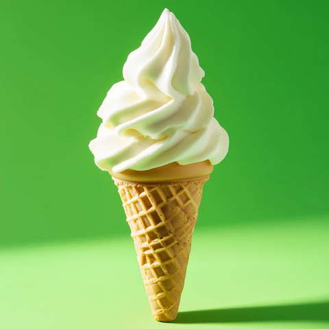 香草冰淇淋旋风甜筒