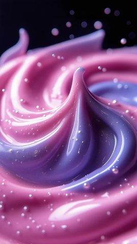 酸奶色彩漩涡皮肤保湿