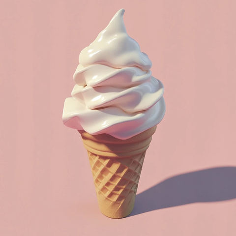 冰淇淋像素艺术图案