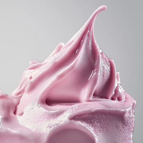 粉色美肤霜特写