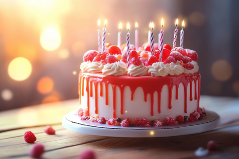 生日蛋糕庆典蛋糕实景