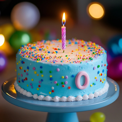 生日蛋糕零号蜡烛