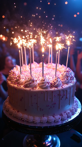 生日派对夜店狂欢蛋糕