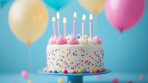生日派对蛋糕气球
