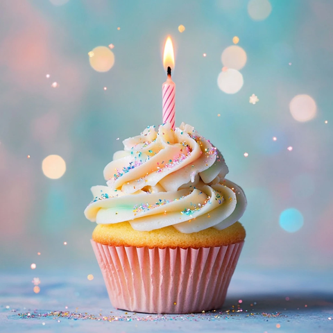 蛋糕蜡烛咖啡馆桌面