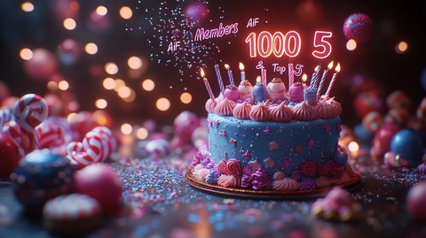 千人俱乐部庆典蛋糕甜点海报