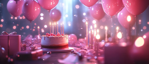 周年庆舞台蛋糕礼物气球