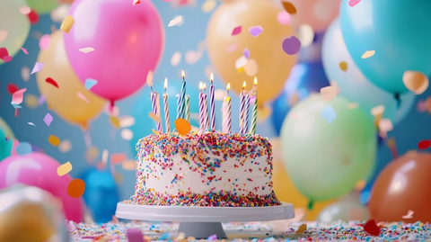 生日派对气球蛋糕装饰