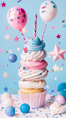 一岁生日派对邀请卡