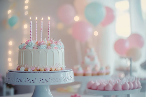 生日派对蛋糕展示摄影