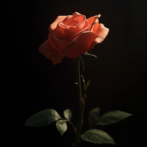 真实玫瑰暗光高分辨率