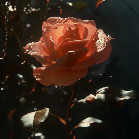 玫瑰特写镜头高细节