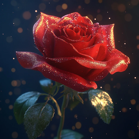 红玫瑰真实细节图