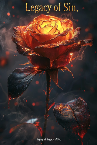 金色玫瑰与血色丝带