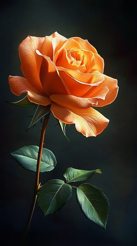 暖色调玫瑰光影细节