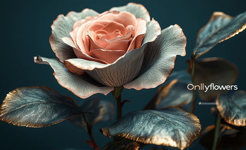 高端玫瑰细节海报设计