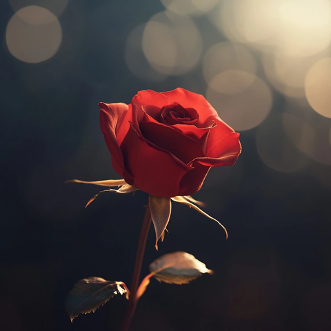 深红玫瑰暗调背景