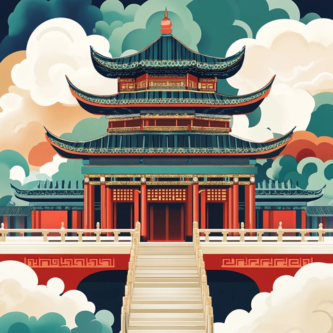 古色古香的传统中式建筑