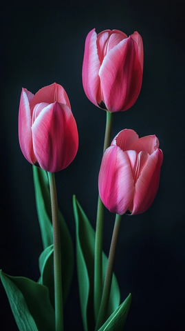 粉色郁金香高分辨率摄影