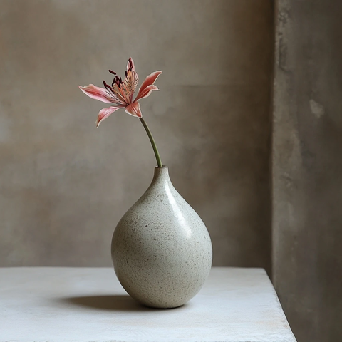 圆形简约小花瓶