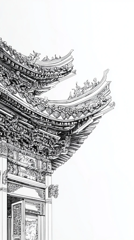 传统古建筑飞檐斗拱构造设计图